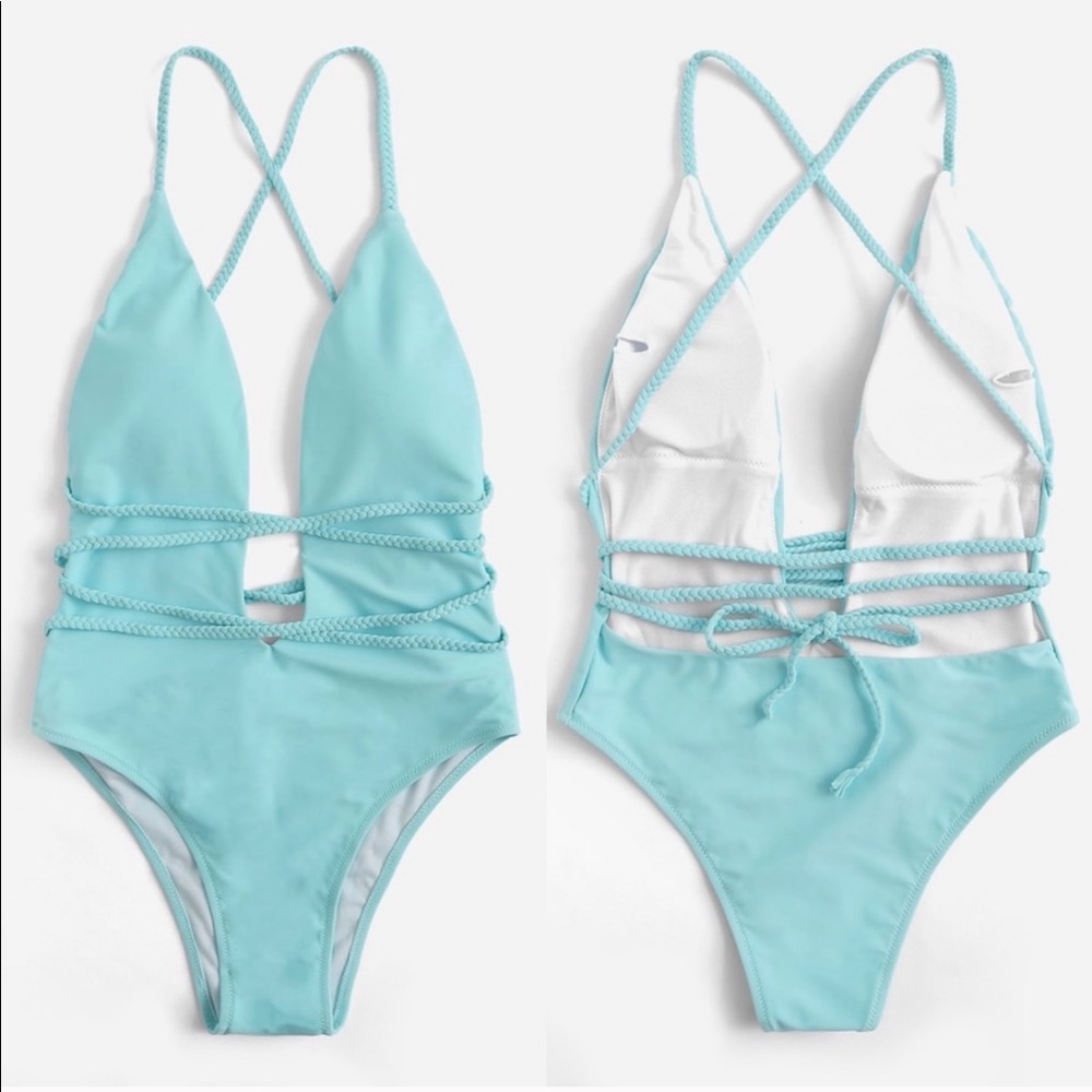 Aqua Wrap Swimsuit 💙